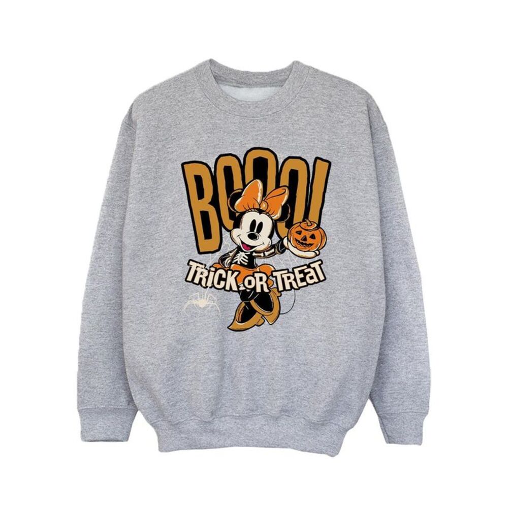 Minnie Mouse Girls Boo Sweatshirt / Sports Gray